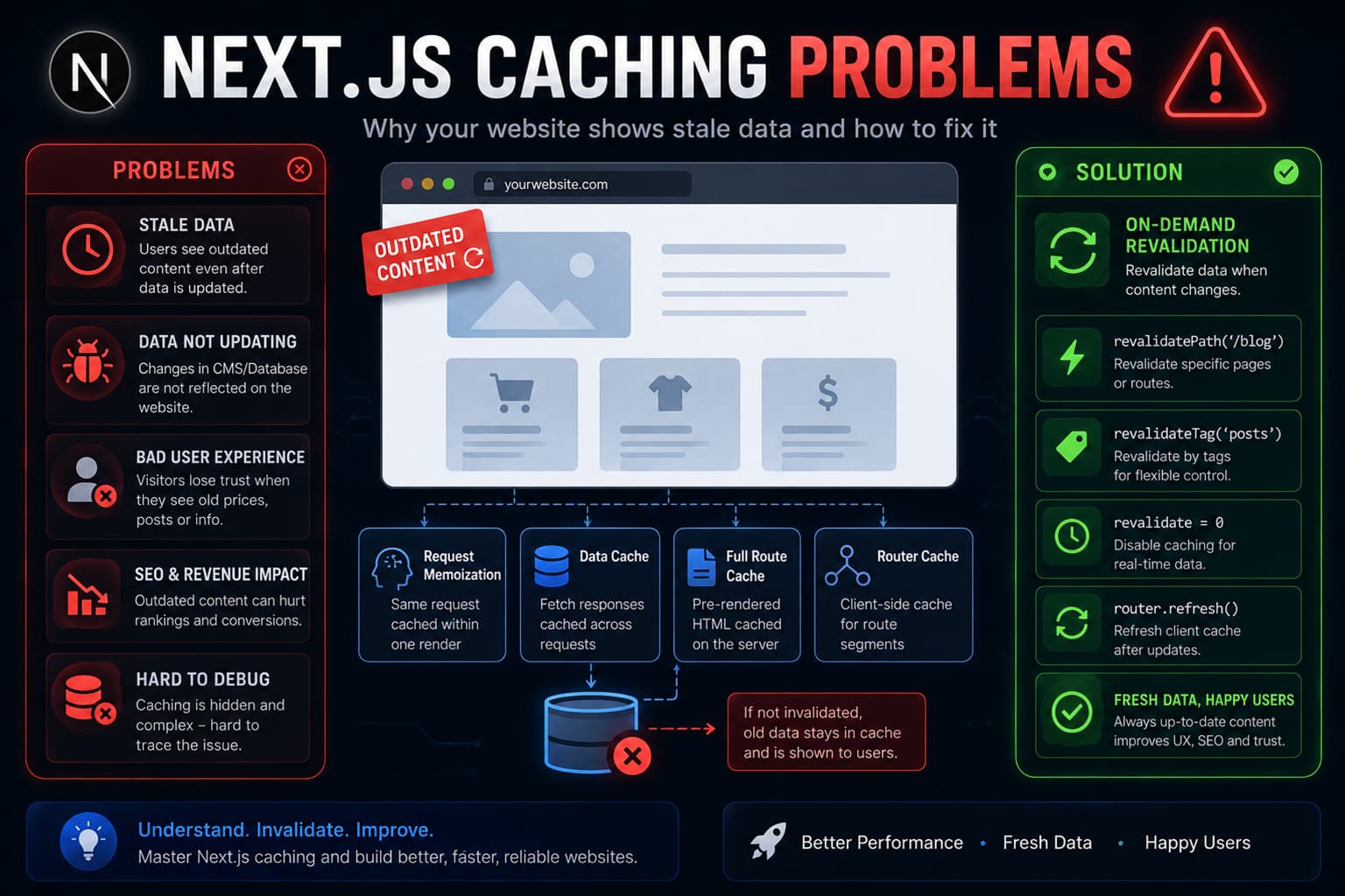 Fixing Stale Data: A Developer’s Guide to Next.js Caching Pitfalls